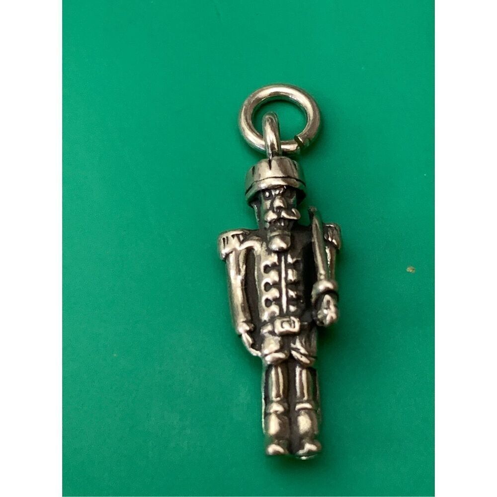 Nutcracker Sterling Silver Jewelry Charm #Christmas #vintage